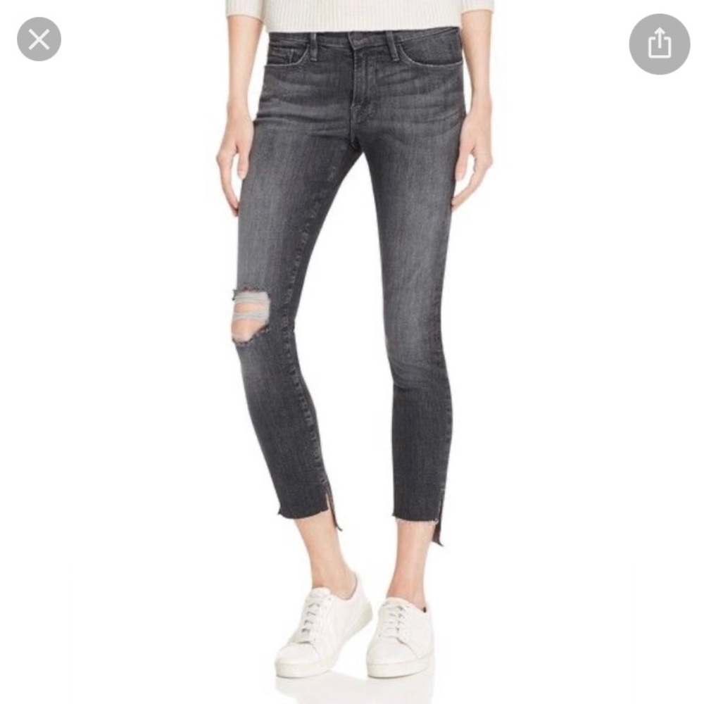 Frame Le Skinny de Jeanne distressed Marcy. Size 30.